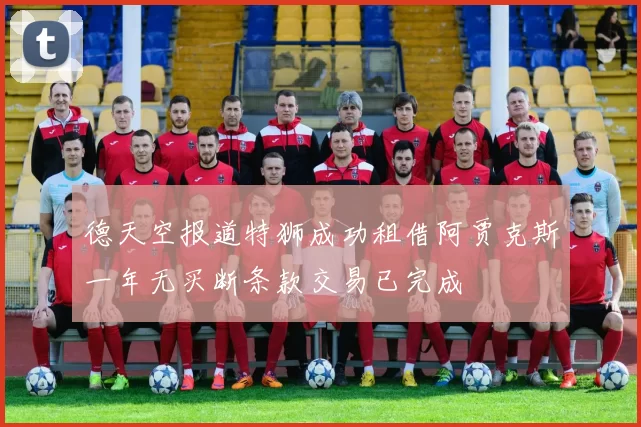 德天空报道特狮成功租借阿贾克斯一年无买断条款交易已完成